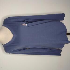 NWOT Reel Life Women's Blue Long-Sleeve Shirt Size Small